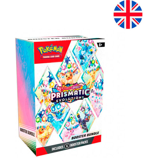 JUEGO CARTAS COLECCIONABLES BOOSTER BUNDLE EVOLUCIONES PRISMATICAS POKEMON INGLES image 0