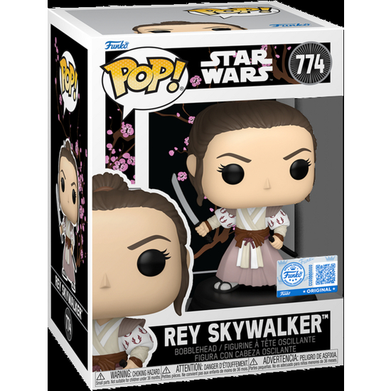 FIGURA POP STAR WARS IMPRESSIONS REY EXCLUSIVE image 0