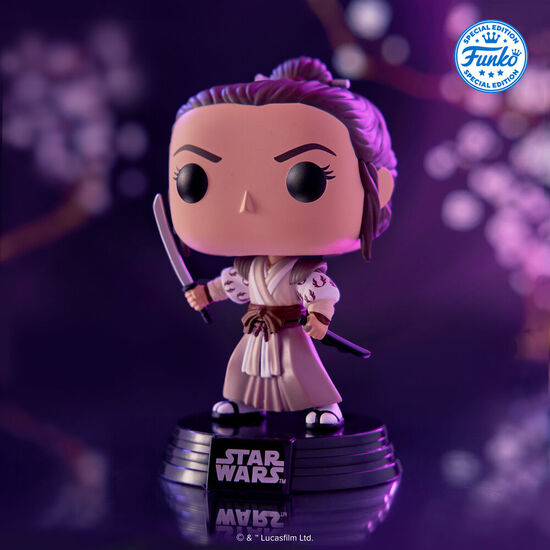 FIGURA POP STAR WARS IMPRESSIONS REY EXCLUSIVE image 3
