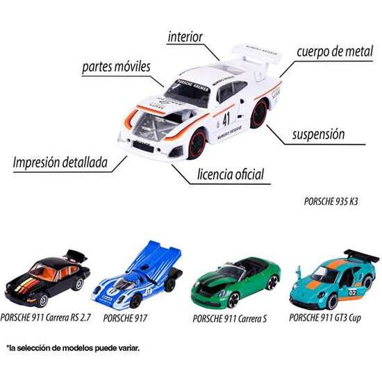 COCHES MAJORETTE PORSCHE MOTORSPORT  , GIFPACK 5 image 3