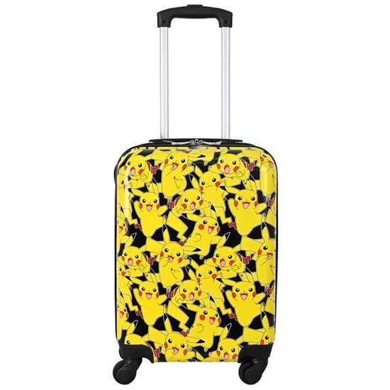 MALETA TROLLEY CABINA POKEMON CON 4 RUEDAS GIRATORIAS Y MULTIDIRECCIONALES.50 X 34 X 21 CM. image 0