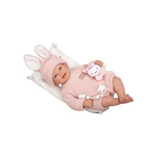MUÑECA REBORN ARIAS 45 CM LUCIA C/COJIN Y PELUCHE image 0