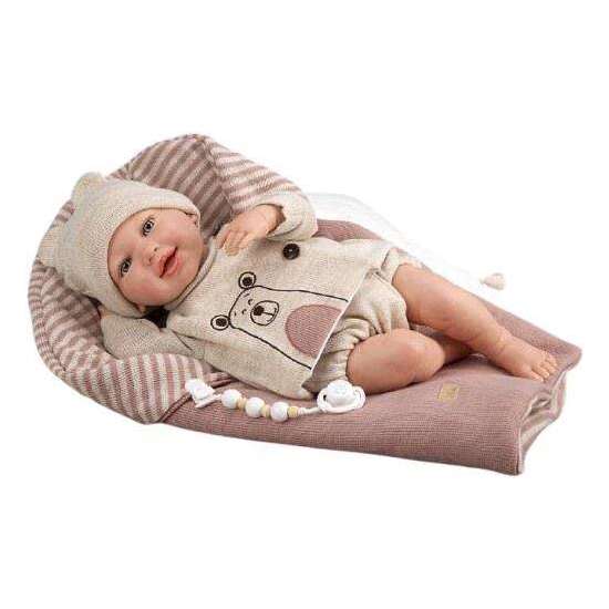 MUÑECO REBORN ARIAS 45 CM LAIN C/SACO DORMIR image 0