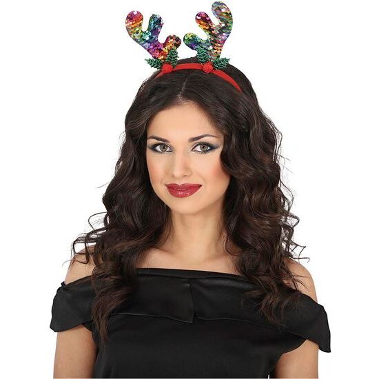 DIADEMA RENO LENTEJUELAS MULTICOLOR image 0