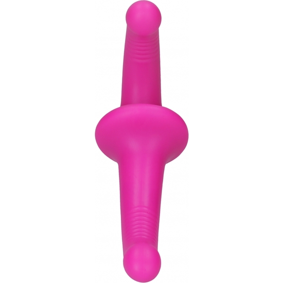 SILICONE STRAPLESS STRAPON - PINK image 2
