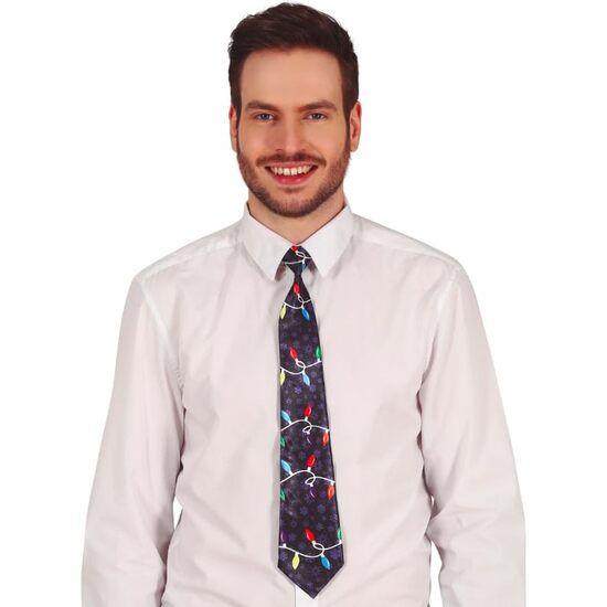 CORBATA LUCES DE NAVIDAD 45 CMS image 1