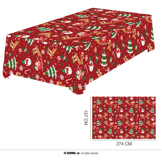MANTEL NAVIDAD 137X274 CM image 0