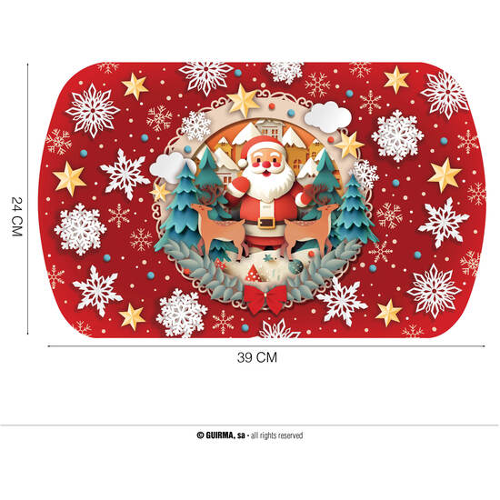 BANDEJA DE NAVIDAD 39X24 CM PVC image 0