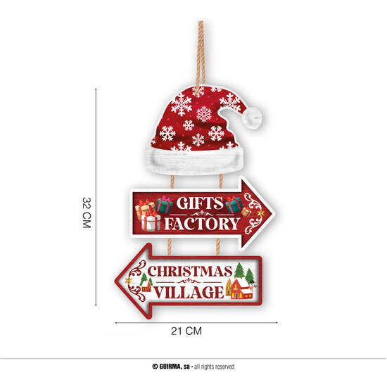LETRERO "GIFTS FACTORY" 36X24 CM image 0