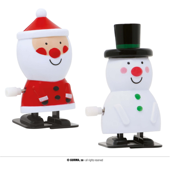 CAJA 12 MUÑECOS NAVIDAD ANDANTES SURTIDOS 8 CMS image 0