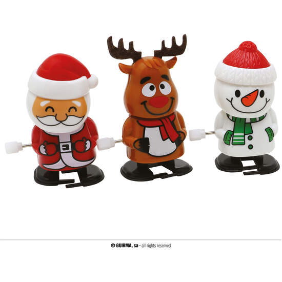 CAJA 12 MUÑECOS NAVIDAD ANDANTES SURTIDOS 6.5 CMS image 0