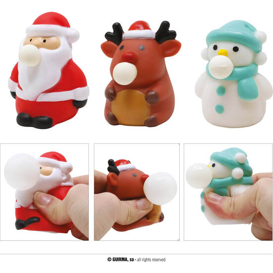 CAJA 12 FIG NOEL CON GLOBO INTERIOR 7 CMS image 0