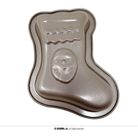 MOLDE METALICO PARA PASTELES, CALCETIN, 15 CMS image 0