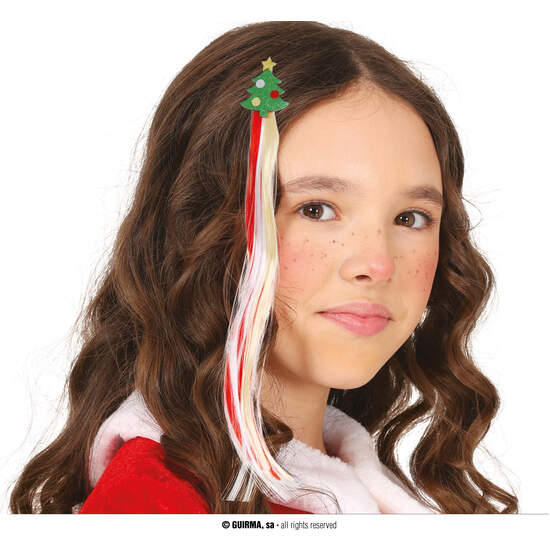 MECHON PELO NAVIDEÑO ARBOL 30 CMS image 0