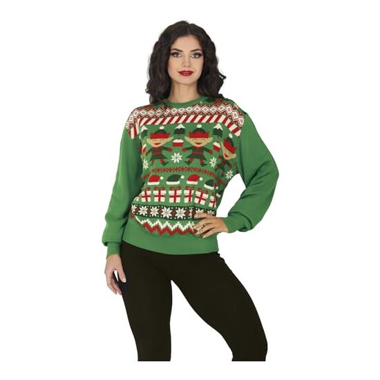 JERSEY NAVIDAD "ELFO", MUJER, TALLA S image 1