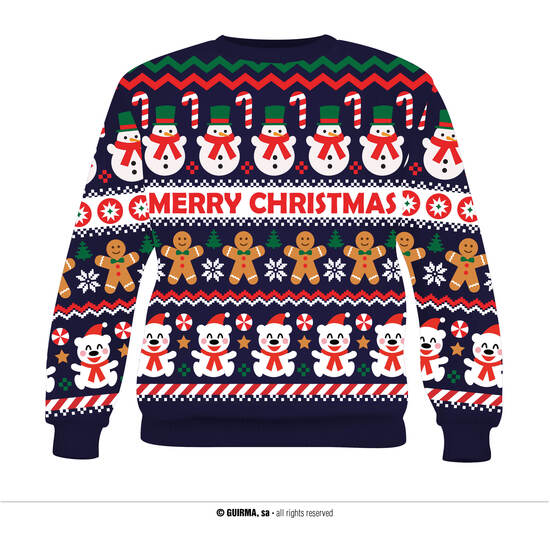 JERSEY NAVIDAD "SNOWMAN", HOMBRE, TALLA L image 0