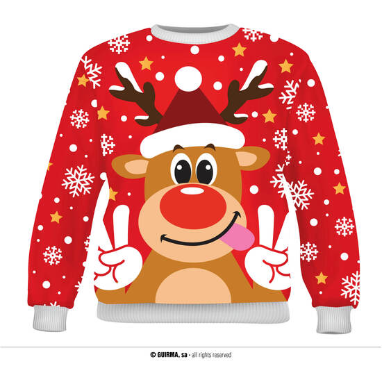 JERSEY NAVIDAD RENO, HOMBRE, TALLA XL image 0