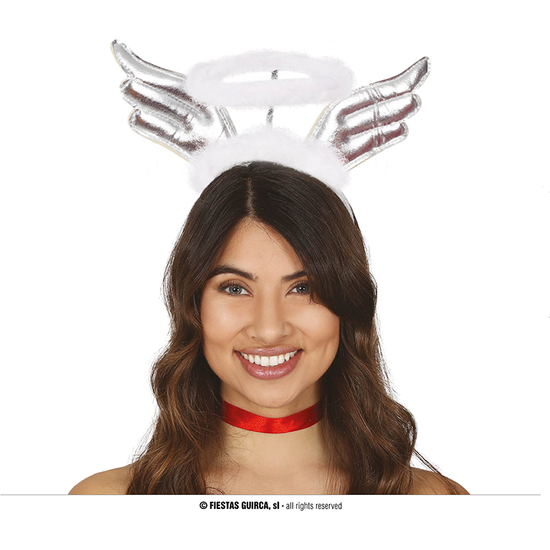 DIADEMA ALAS ANGEL PLATA image 0