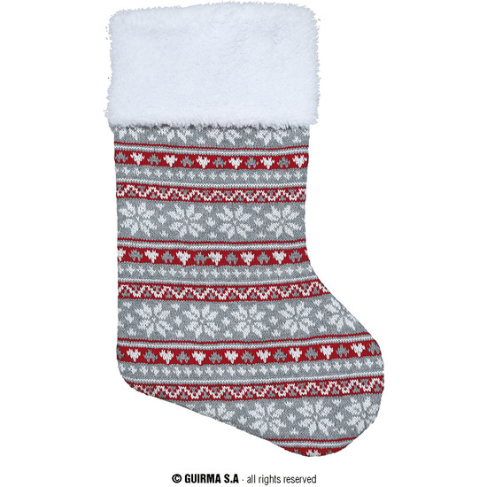BOTA NAVIDAD DE PUNTO, 45 CMS image 0
