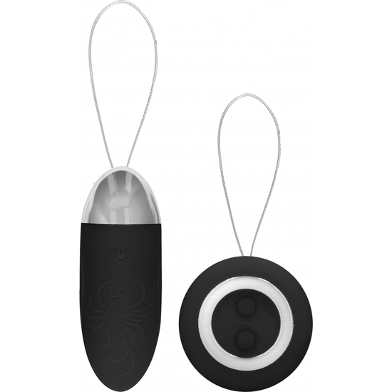 LUCA RECHARGEABLE REMOTE CONTROL VIBRATING EGG BLACK image 0