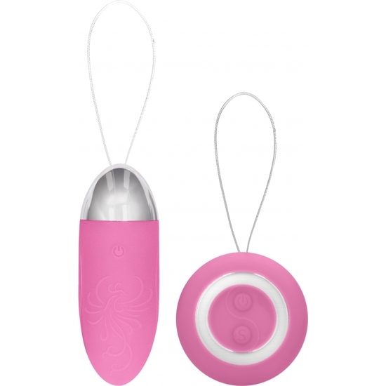 LUCA RECHARGEABLE REMOTE CONTROL VIBRATING EGG PINK image 0