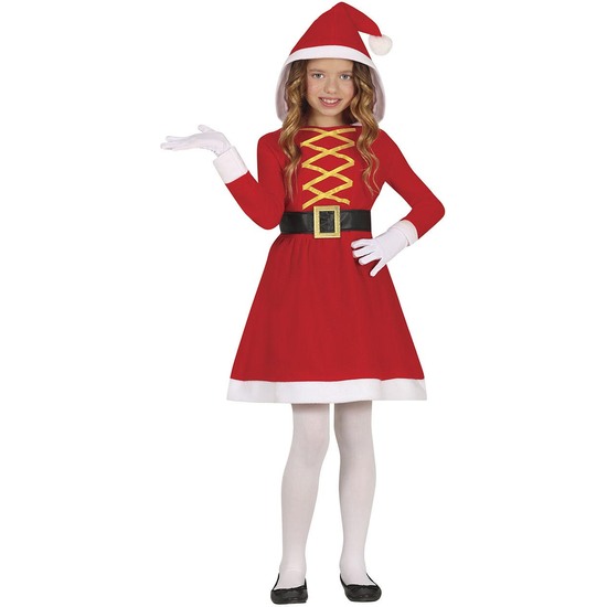 HOODED SANTA GIRL, INFANTIL, 3 – 4 AÑOS image 0