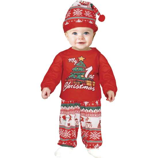 MY 1ST XMAS PIJAMA, BABY, 12 – 18 MESES image 0
