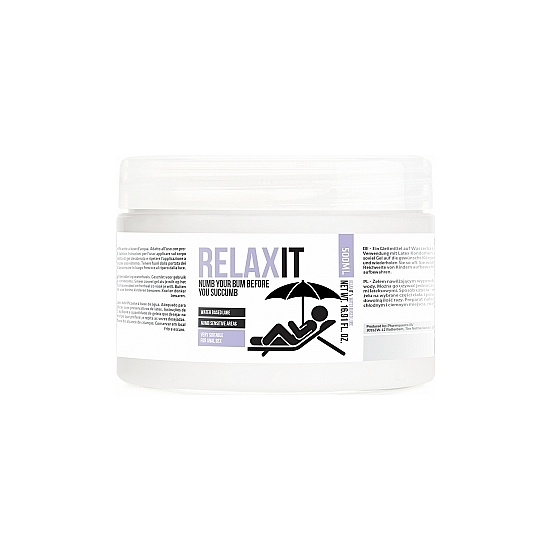 RELAX IT - NUMB YOUR BUM BEFORE YOU SUCCUMB - 500ML image 0