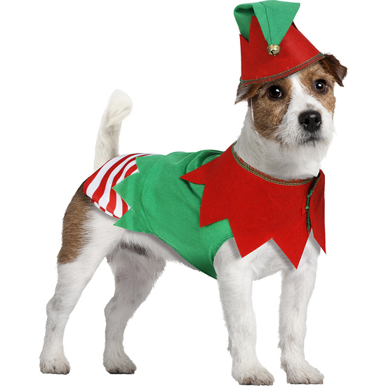 DISFRAZ ELFO PARA MASCOTAS TALLA S image 0