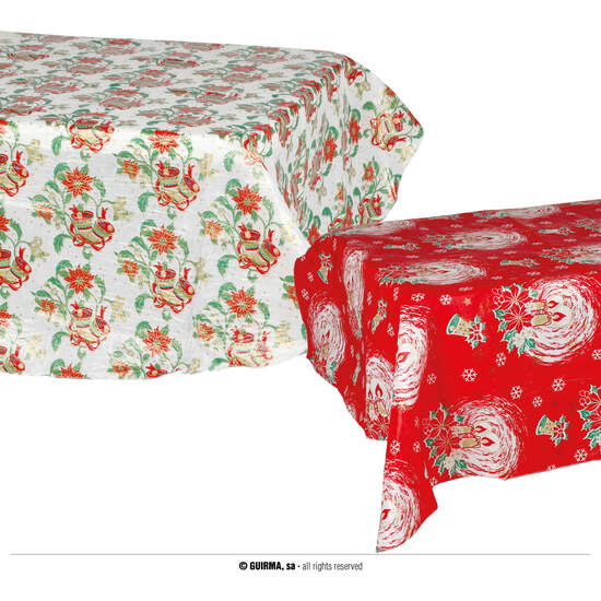 MANTEL PLASTICO SURTIDO 178X132 CMS. image 0