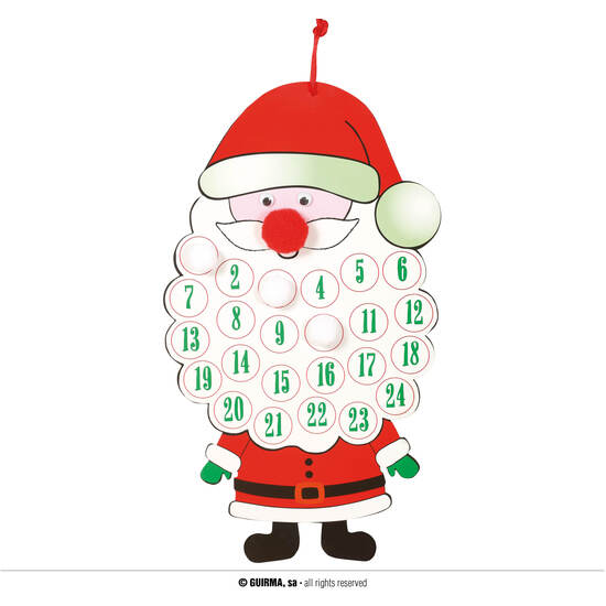 CALENDARIO ADVIENTO NOEL 34 CMS. CARTON image 0
