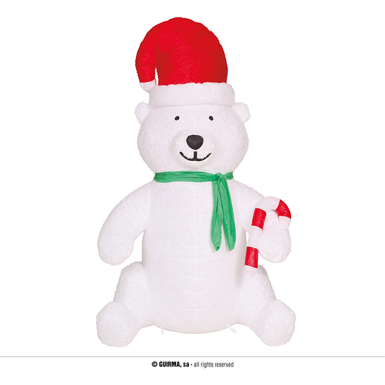 OSO SENTADO HNCHABLE CON LUZ 180 CM image 0