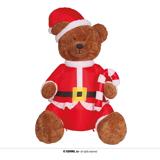 OSO MARRON HINCHABLE CON LUZ 180 CMS image 0