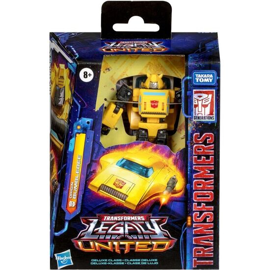 FIGURA DELUXE ORIGIN BLUMBLEBEE TRANSFORMERS LEGACY UNITED 14CM image 0