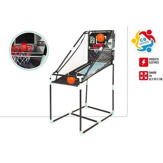 CANASTA BALONCESTO 62X101X150CM CON MARCADOR ELECTRONICO. image 0