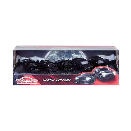 COCHES MAJORETTE- GIFTPACK 5 COCHES NEGROS 2.0 image 0