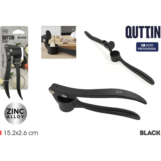 72 PRENSA AJOS ZINC ALLOY BLACK QUTTIN image 0