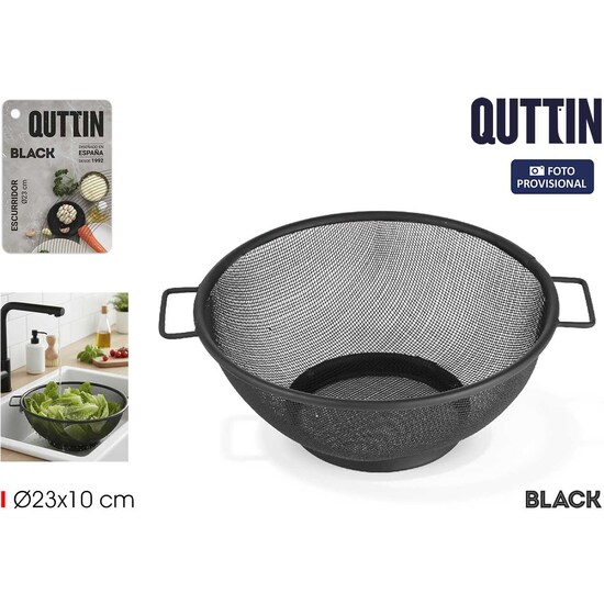 ESCURRIDOR ACERO 23CM BLACK QUTTIN image 0