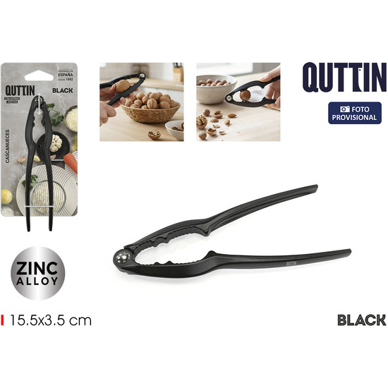 144 CASCANUECES ZINC ALLOY 15.5CM BLACK QUTTI image 0