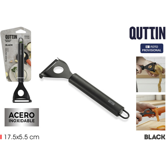 144 PELADOR GIRATORIO ACERO BLACK QUTTIN image 0