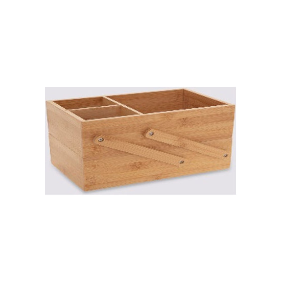 ORGANIZADOR BAMBU 2 NIVELES CONFORTIME image 0