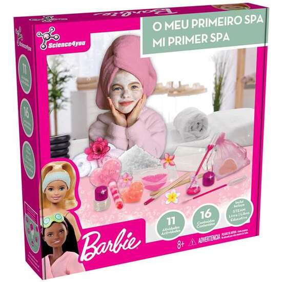 MI PRIMER SPA BARBIE. CREA TU PROPIO SPA DE BARBIE CON 15 ACTIVIDADES, 16 CONTENIDOS Y LIBRO EDUCATIVO 29X30X6 CM image 0
