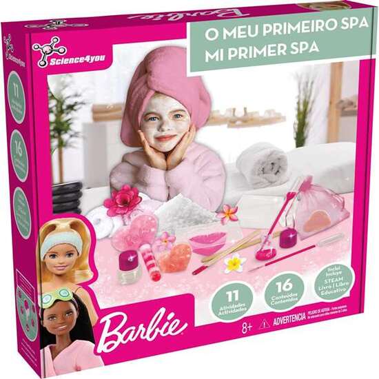 MI PRIMER SPA BARBIE. CREA TU PROPIO SPA DE BARBIE CON 15 ACTIVIDADES, 16 CONTENIDOS Y LIBRO EDUCATIVO 29X30X6 CM image 2