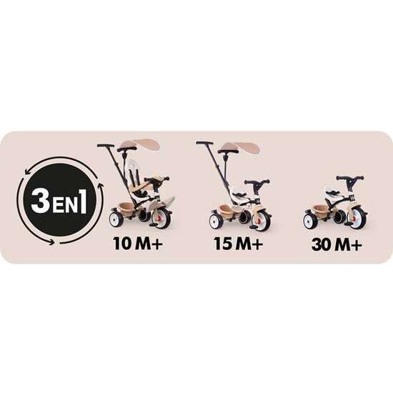 TRICICLO BABY BALADE BEIGE image 2