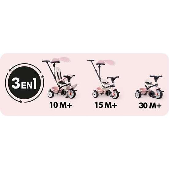 TRICICLO BABY BALADE ROSA image 2
