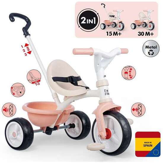 TRICICLO BE MOVE ROSA image 1