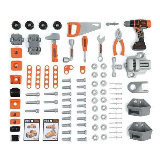 BANCO DE TRABAJO BLACK&DECKER BRICOLO CENTER. INCLUYE 7 HERRRAMIENTAS. 103 X 79 X 34 CM image 3