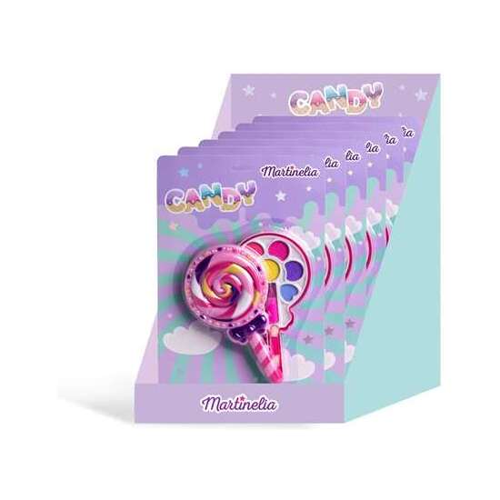 SET DE MAQUILLAJE MARTINELIA CANDY LOLLIPOP. INCLUYE 7 SOMBRAS DE OJOS Y 1 APLICADOR LAPIZ LABIAL. 30,5X44,5X24 CM image 2