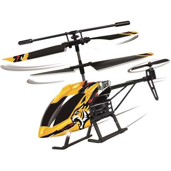 JUEGO HELICÓPTERO TIGER 3.5 CANALES, 2.4 GHZ.VUELO INTERIOR image 1