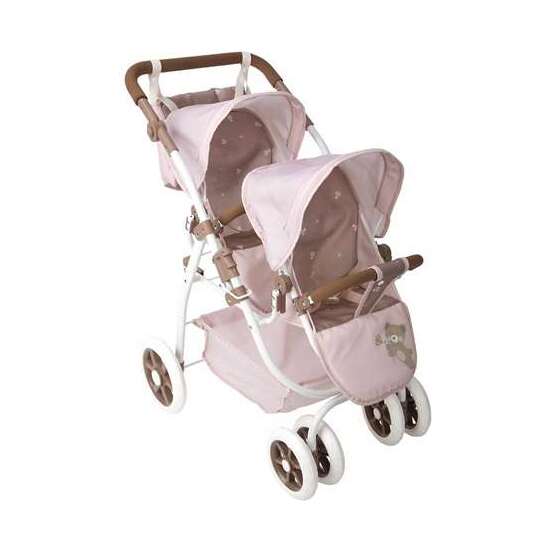 COCHE MUÑECA GEMELAR BEAR C/BOLSO 45X70X73 CM.ALTURA MANILLAR 47-77 CM image 0